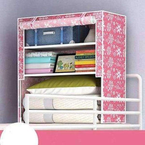 Planet Gates pink 7 Style College Student Dormitory Artifact Up/Down Bed Simple Cloth Wardrobe Bedside Storage Cabinets Shelf Home Furniture