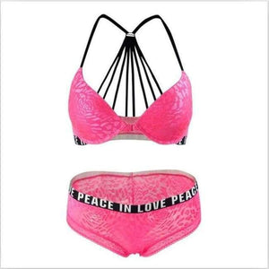 Planet Gates Pink / 70A Women fitness workout sexy underwear lounge underwear women bra set patchwork sexy bra vs pink black blue lingerie