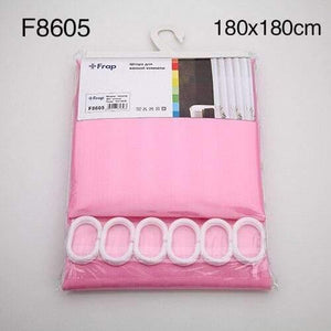 Planet Gates pink 7color 180*180cm Popular solid Bathroom Curtains Big Circle  Shower Curtain Fabric Polyester Bath curtains with hooks F8602