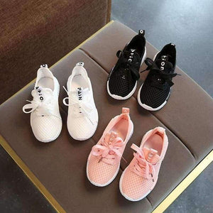 Planet Gates Pink / 8.5 Spring Autumn Kids Shoes  Fashion Mesh Casual Children Sneakers For Boy Girl Toddler Baby Breathable Sport Shoe