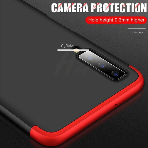 Planet Gates Pink / A7 2018 H&A 360 Degree Full Cover Phone Case For Samsung Galaxy J4 Plus J6 Plus J8 A7 2018 Matte Shockproof PC Phone Cover A7 J8 Case