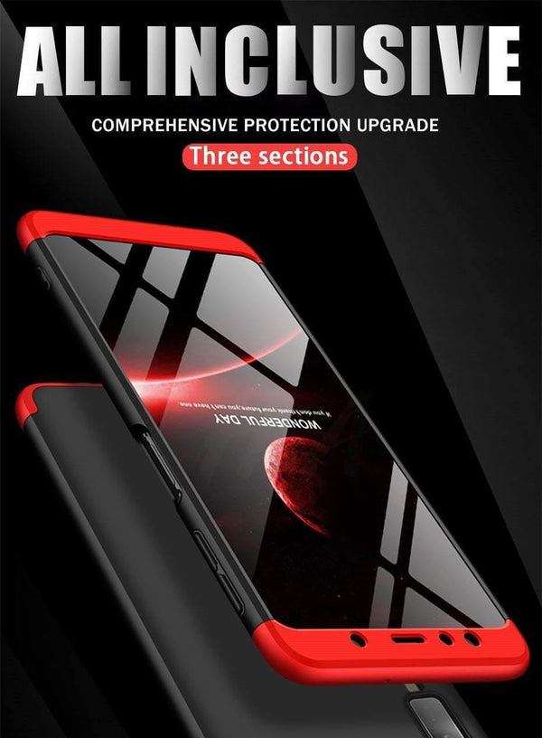 Planet Gates Pink / A7 2018 H&A 360 Degree Full Cover Phone Case For Samsung Galaxy J4 Plus J6 Plus J8 A7 2018 Matte Shockproof PC Phone Cover A7 J8 Case