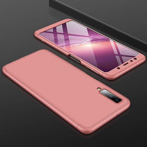 Planet Gates Pink / A7 2018 H&A 360 Degree Full Cover Phone Case For Samsung Galaxy J4 Plus J6 Plus J8 A7 2018 Matte Shockproof PC Phone Cover A7 J8 Case