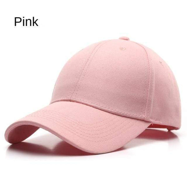 Planet Gates Pink / Adjustable Cotton Baseball Cap for Men and Women Simple Solid Color Hat