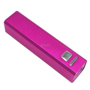 Planet Gates Pink Aluminum USB Power Bank Case 18650 Battery Charger Case DIY Kit for iPhone 5S 6S Z17 Drop ship