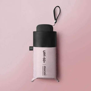 Planet Gates Pink Anti-UV Pocket Mini Umbrella Rain Women Windproof Durable 5 Folding Sun Umbrellas Portable Sunscreen Female Parasol