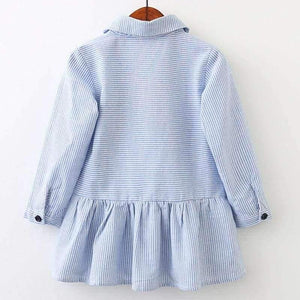 Planet Gates Pink AZ1209 / 3T Girls Dress  New Brand Girls Clothes European And America Style Kids Clothes Plaid Pocket Design Baby Girls Dress