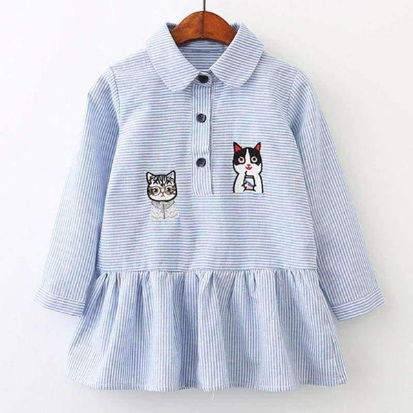 Planet Gates Pink AZ1209 / 3T Girls Dress  New Brand Girls Clothes European And America Style Kids Clothes Plaid Pocket Design Baby Girls Dress