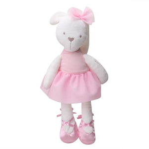 Planet Gates pink ballet rabbit New Style Plush Stuffed Cute Appease Rabbit Bear Animal Toys Infant Baby Comfort Dolls For Children Kids Birthday Pretty Gift
