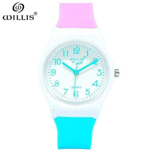 Planet Gates pink blue Sports Children Watches Kids Silicone Quartz Cute Watch For Boy Girl waterproof Swimming Wristwatch