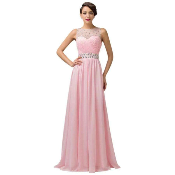 Planet Gates pink bridesmaid 1 / 2 Pink Purple Bridesmaid Dresses Under $50, Long Backless Designer Wedding Guest Dress For Bridemaid Party 6112