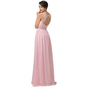 Planet Gates pink bridesmaid 1 / 2 Pink Purple Bridesmaid Dresses Under $50, Long Backless Designer Wedding Guest Dress For Bridemaid Party 6112