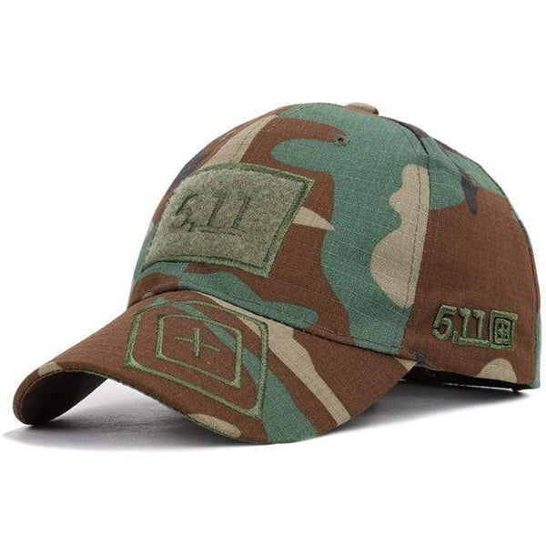 Planet Gates Pink camouflage / One Size Men And Women Personality 511 Baseball Cap Army Green Camouflage Outdoor Tactical Jungle Hat 5.11 Magic Sticker Military Cap
