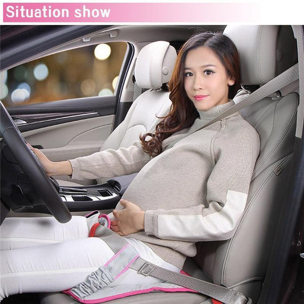 Planet Gates Pink Car Seat Belt for Pregnant Woman Driving Safety with Car Seat Cushion Shoulder Pad Car Soft Strap Protection Cover Safety Belt