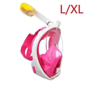 Planet Gates Pink / China Full Face Diving Mask Detachable Dry Summer Snorkeling Diving Mask Swimming Training Scuba Anti-fog Under Water Snokel