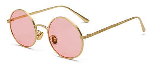 Planet Gates Pink / China SHAUNA Super Round Women Sunglasses Brand Designer Fashion Men Dark Green Lens Shades UV400