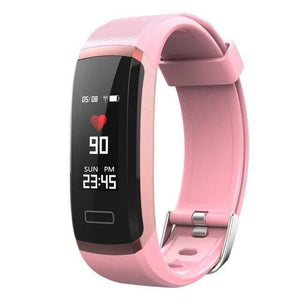 Planet Gates pink / China Smart Bracelet Band With real-time Heart rate Monitor pulse IP67 Fitness Tracker Wrisatband Smart Watch