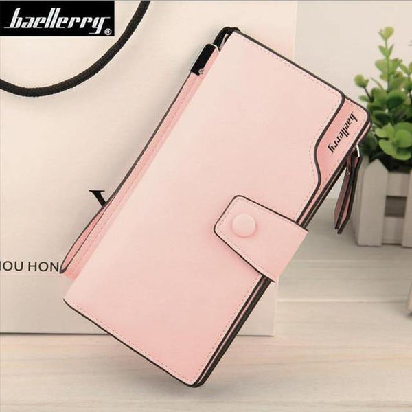 Planet Gates pink / China Women's Wallet Lady Zipper Hasp women's purse Purse Long Style Closure Huge Capacity Fashion Handbag Money Bag More Card Slots