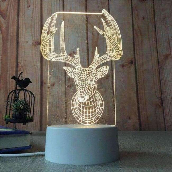 Planet Gates Pink Creative USB desk lamp 3D night light Moonlight 3D phantom lighting table lamp