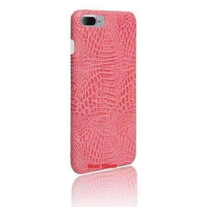 Planet Gates Pink Crocodile Snake Pattern Hard PC women PU Leather Lather Lether Phone accesories Etui Coque Case kryty For iPhone 7 Plus