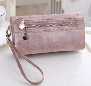 Planet Gates Pink Design Women Wallet Long High Quality Female Clutch Zipper Wallets Big Capacity Purse cell Phone bag Pocket