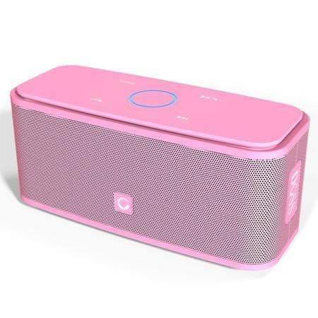 Planet Gates Pink DOSS SoundBox Touch Control Bluetooth Speaker 2*6W Portable Wireless Speakers Stereo Sound Box With Bass And Built-in Mic