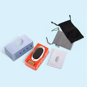 Planet Gates pink Electric Hair Brush Comb 1pc Portable Hair Massage Styling Brush Negative ions hair care Hair Straightening Curler Irons