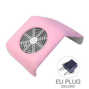 Planet Gates pink EU plug Quality Vacuum Cleaner Suction Nail Art Salon 220V 110V Suction Display Nail Dust Collector UV Gel Manicure Machine Tools