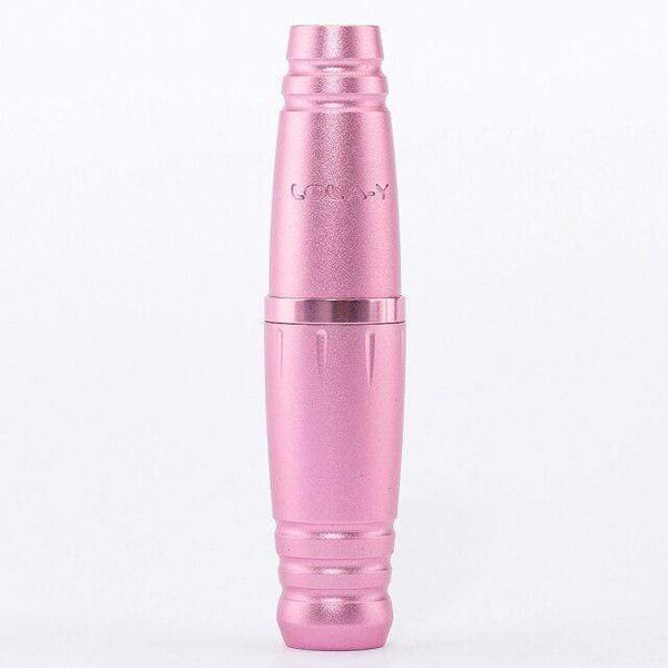 Planet Gates Pink EZ LOLA Y Rotary Cartridge Tattoo Machine Pen Permanent Make Up Pen for Eyebrows Eyeliner Lips Microblading hair Scalp