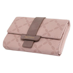 Planet Gates Pink Female Wallet Leather Women Wallets Floral Foldable Change Purse Credit Card Lady Coin Purses Holders For Girls Carteira