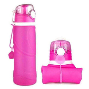 Planet Gates Pink Folding Cups Outdoor Bicycle Water Bottle Large Capacity Sport Bottle Accessories for Bicycle