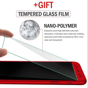 Planet Gates Pink / For A8 2018 ZNP 360 Full Protective Phone Case For Samsung Galaxy J4 J6 Plus J8 2018 Full Cover For Galaxy A7 A8 Plus 2018 Cases With Glass