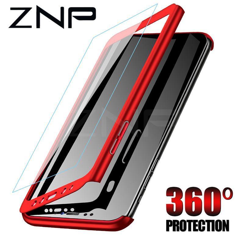 ZNP 360 Full Protective Phone Case For Samsung Galaxy J4 J6 Plus J8 2018 Full Cover For Galaxy A7 A8 Plus 2018 Cases With Glass - Planet Gates