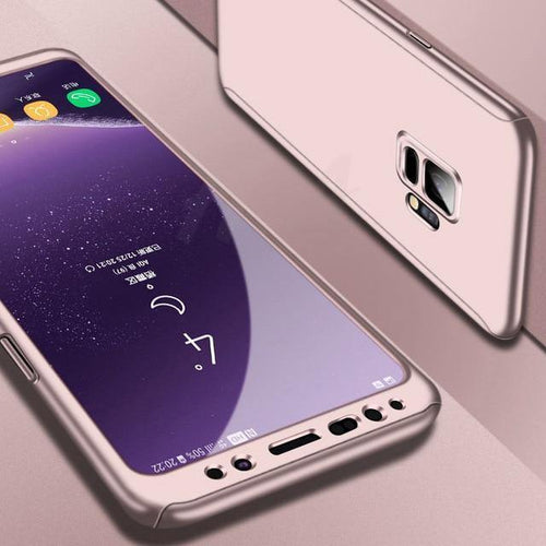 Planet Gates Pink / For Galaxy Note 9 H&A 360 Degree Full Cover Phone Case For Samsung Galaxy S9 S8 Plus S7 S6 Edge Screen Protector Film Phone Cover Note 9 8 S8 Case