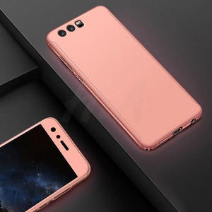 Planet Gates Pink / For Honor 8 Lite H&A Luxury 360 Full Cover Phone Case on the For Huawei Honor 9 8 Lite 10 V10 Tempered glass Protective Cover 9lite 8lite 10 Case
