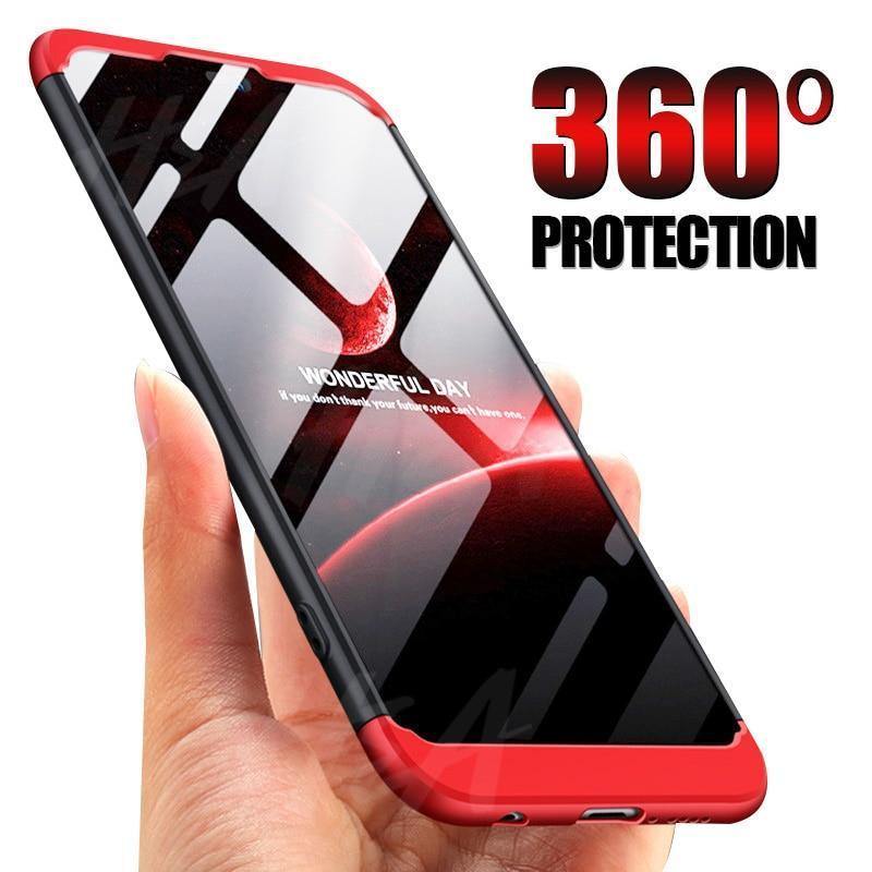 Planet Gates Black-Blue / For Huawei P20 H&A Luxury 360 Full Coverage Matte Phone Case For For Huawei P20 Pro P20 Lite Hard PC Anti-knock Cover For Huawei P20 Case Cover