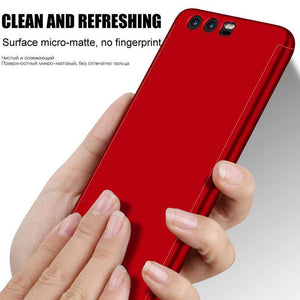 Planet Gates Pink / For Huawei P9 ZNP 360 Degree Full Cover Case For Huawei P9 P10 P20 Lite Cases With Glass For Huawei P10 P20 Plus Honor 9 9 Lite Phone Case