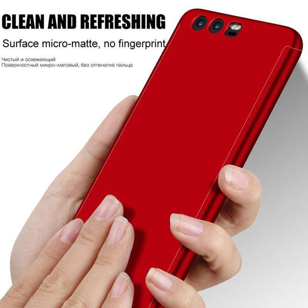 Planet Gates Pink / For Huawei P9 ZNP 360 Degree Full Cover Case For Huawei P9 P10 P20 Lite Cases With Glass For Huawei P10 P20 Plus Honor 9 9 Lite Phone Case