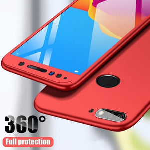 Planet Gates Pink / For Huawei Y5 2017 ZNP 360 Protection Case For Huawei Y5 Y6 Y7 2017 2018 Full Cover Phone Case For Huawei Y7 Y6 Prime Huawei Y7 Y6 Cases With Glass