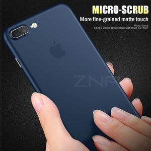 ZNP Ultra Thin Matte Phone Case For iPhone 6 6s 7 8 Plus 0.26mm Slim Full Cover Cases For iPhone X 8 7 Plus 6 6s Case Shell P30 - Planet Gates