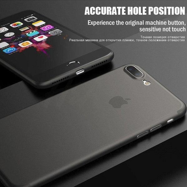 H&A Ultra-Thin Matte Phone Case For iPhone 7 8 6 6s Plus Hard PC Transparent Cover For iPhone 8 7 Plus Protective Case Shell - Planet Gates