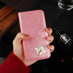 Planet Gates Pink / for iphone 6 6s Leather Cover Diamond Rhinestone Case For iPhone X XS Max XR Case Flip Wallet iphone 6 6S 7 8 Plus Phone Case