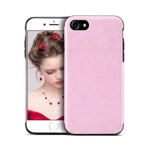 Planet Gates Pink / For iPhone 7 8 [Retro Crazy Horse Style] FLOVEME Leather Phone Bag Cases For iPhone 7 Cover For iPhone 6s 6 Plus X XS Max XR Precise Hole Case