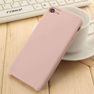 Planet Gates Pink / for iphone 7 iPhone 7 Case Original Liquid Silicone for iphone 7 7Plus Plus Case Luxury brand Cute Cover Coque Black Phone Case