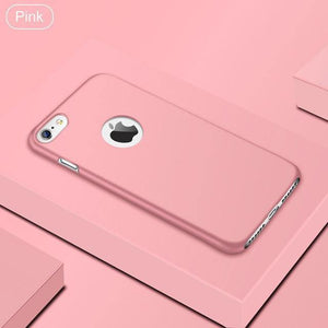 Planet Gates Pink / For iPhone 7 USLION Ultra Thin PC Matte Case For iPhone 7 Plus XR XS Max X Simple Plain Phone Cover Coque For iPhone 6 6S Plus 5 5s SE Cases