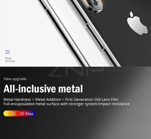 Planet Gates Pink / For iPhone 7 ZNP Full Cover Phone Camera Protective Film For iPhone X XS Max XR Phone Camera Screen Protector Case For iPhone 7 8 Plus