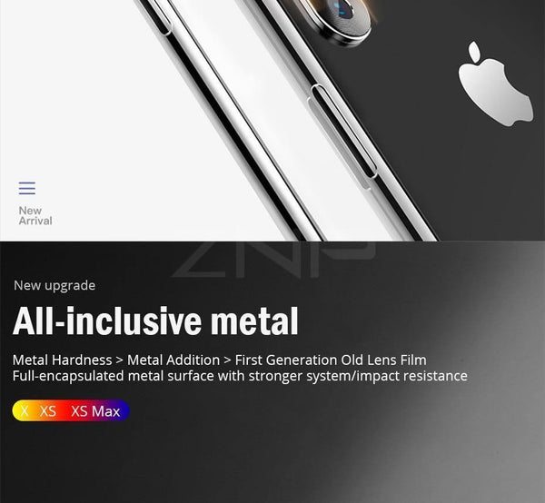 Planet Gates Pink / For iPhone 7 ZNP Full Cover Phone Camera Protective Film For iPhone X XS Max XR Phone Camera Screen Protector Case For iPhone 7 8 Plus