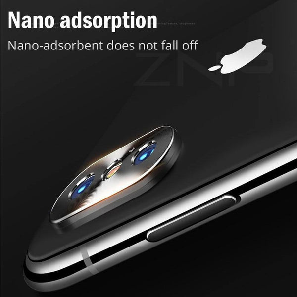 Planet Gates Pink / For iPhone 7 ZNP Full Cover Phone Camera Protective Film For iPhone X XS Max XR Phone Camera Screen Protector Case For iPhone 7 8 Plus