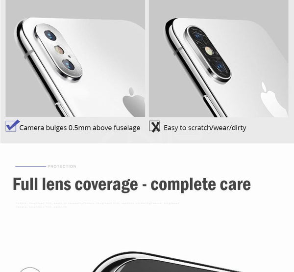 Planet Gates Pink / For iPhone 7 ZNP Full Cover Phone Camera Protective Film For iPhone X XS Max XR Phone Camera Screen Protector Case For iPhone 7 8 Plus