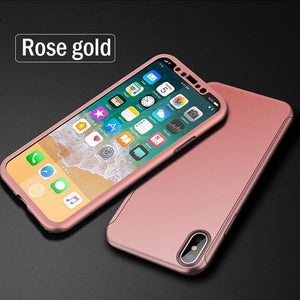Planet Gates Pink / For iPhone 8 Plus ZNP 360 Degree Shockproof Case For iPhone X XR XS Max 8 7 6 6s Plus Full Cover Phone Case For iphone 6 6s 7 8 Cases With Glass